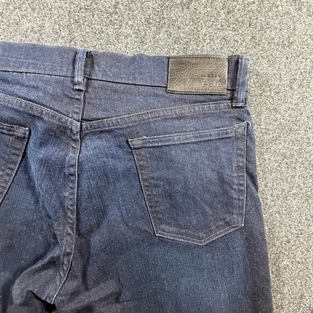 Polo Ralph Lauren Sullivan Slim Jeans Mens 34x32 Dark Wash Indigo Denim Pants - Picture 8 of 12